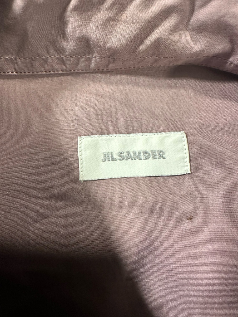 Jil Sander Men’s lightweight shortsleeve Pink shirt size large fits like Medium